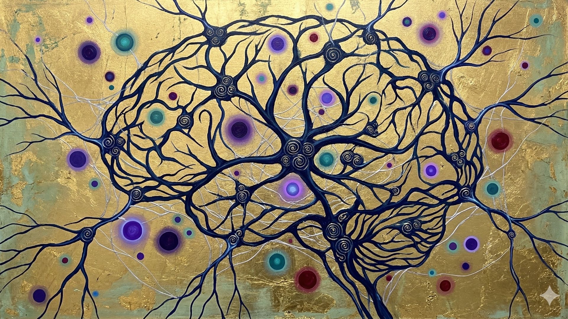 Ilustração científica de neurociência