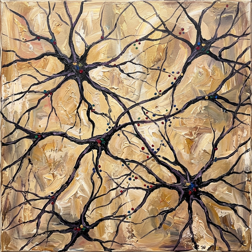 Fundo Neurociência, cérebro impessionista e redes neurais.